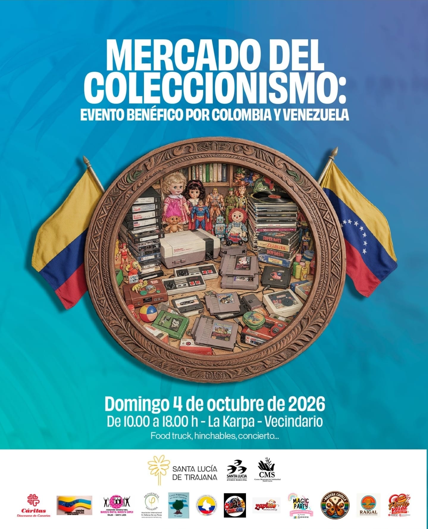 Dibujo solidario en el Mercado del Coleccionismo