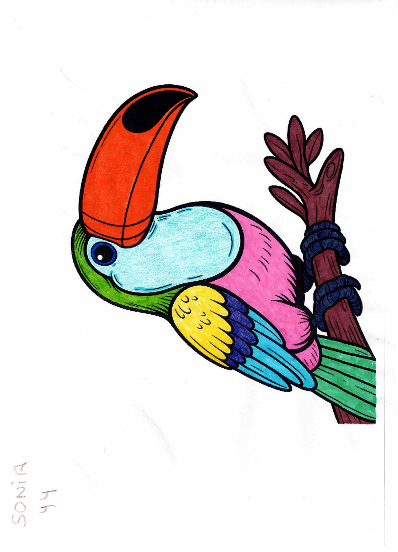 Dibujo solidario en el Mercado del Coleccionismo · 2